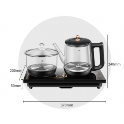 榮事達(dá)電熱水壺全自動(dòng)上水壺套裝茶盤(pán)嵌入式茶臺(tái)煮茶器恒溫?zé)飨緹畨匾惑wRS-GL08T1