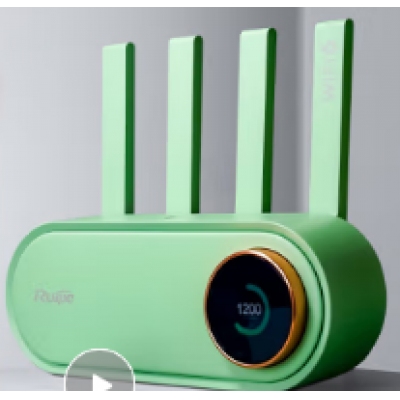 銳捷（Ruijie）家用無線路由器千兆WiFi6穿墻王 5G雙頻 Mesh組網小白X30PRO牛油果綠