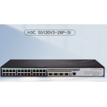 華三S5120V3-28P-SI 24口千兆電+4千兆光纖口三層網(wǎng)管企業(yè)級網(wǎng)絡交換機