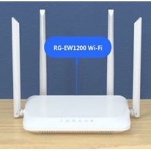 銳捷（Ruijie） 無線路由器 無線速率1167M RG-EW1200子母路由 wifi信號(hào)放大器 白色